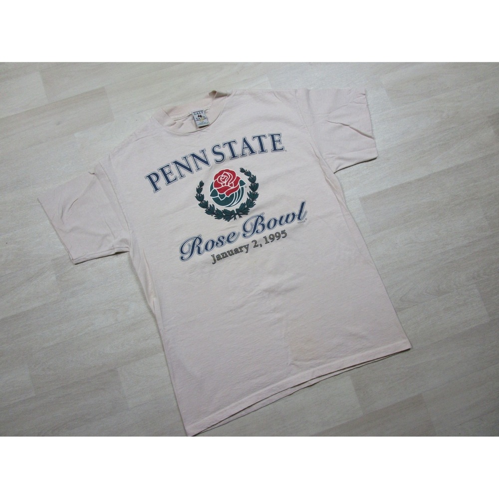 Vintage Penn State University Football 1995 Rose Bowl‎ T-Shirt (L) NCAA 1990's - Picture 2 of 10